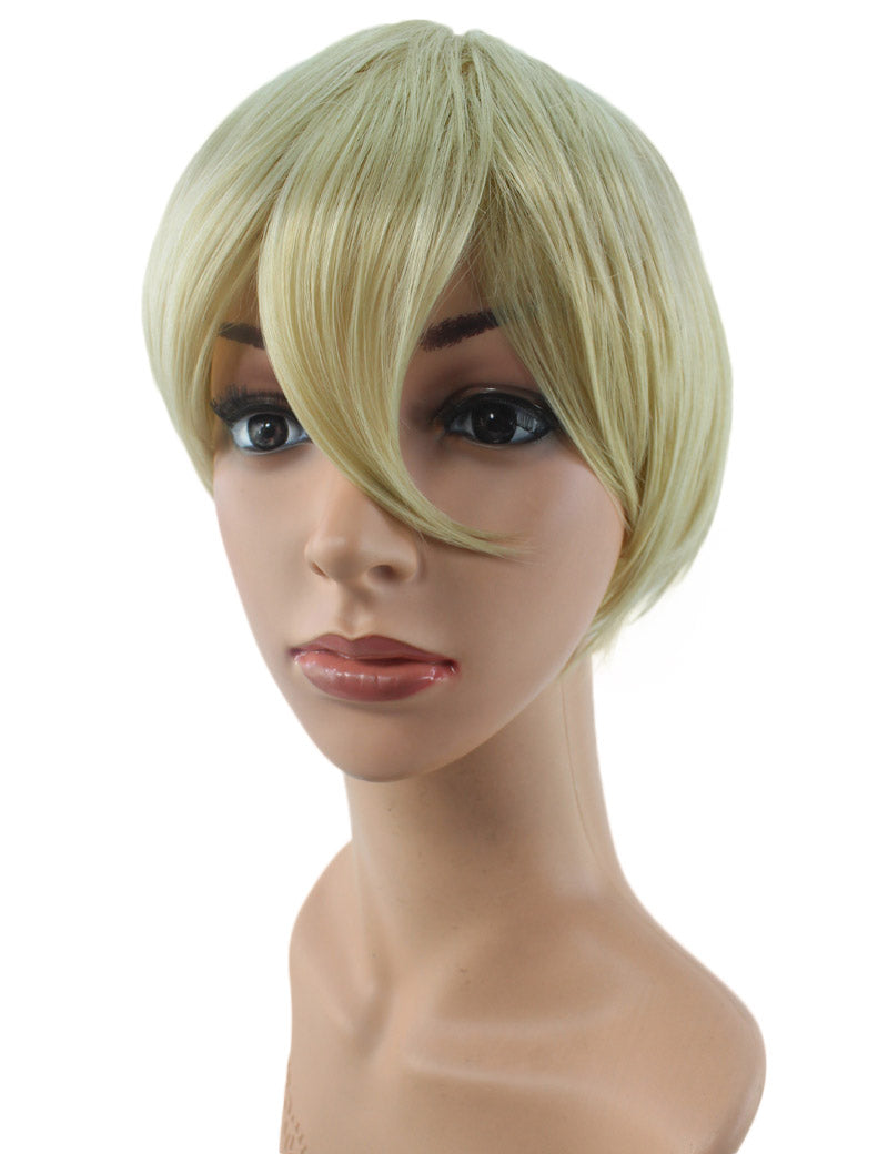 Wigs2you コスプレウィッグ ブルーロック 潔世一 糸師凛 機動戦士ガンダムSEED キラ・ヤマト風 茶髪 日本製高級ファイバー使用 C-056 フルウィッグ 耐熱 コスプレ ハロウィン 男装 メンズ 簡単 小顔 最高級 ナチュラル かつら Wig コスプレウィッグ
