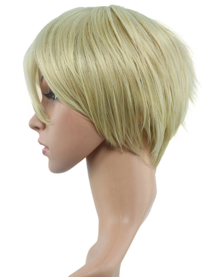 Wigs2you コスプレウィッグ ブルーロック 潔世一 糸師凛 機動戦士ガンダムSEED キラ・ヤマト風 茶髪 日本製高級ファイバー使用 C-056 フルウィッグ 耐熱 コスプレ ハロウィン 男装 メンズ 簡単 小顔 最高級 ナチュラル かつら Wig コスプレウィッグ