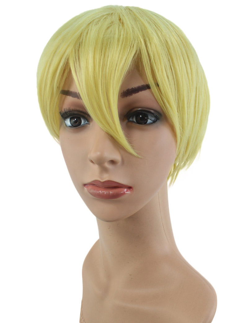 Wigs2you コスプレウィッグ ブルーロック 潔世一 糸師凛 機動戦士ガンダムSEED キラ・ヤマト風 茶髪 日本製高級ファイバー使用 C-056 フルウィッグ 耐熱 コスプレ ハロウィン 男装 メンズ 簡単 小顔 最高級 ナチュラル かつら Wig コスプレウィッグ