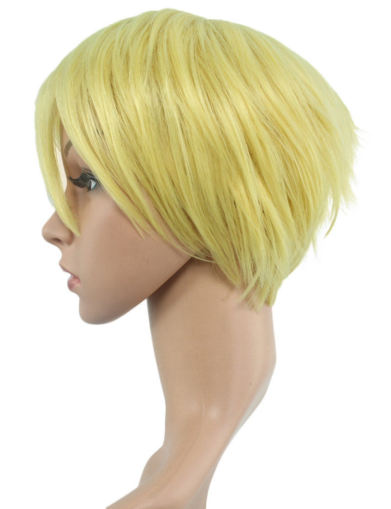 Wigs2you コスプレウィッグ ブルーロック 潔世一 糸師凛 機動戦士ガンダムSEED キラ・ヤマト風 茶髪 日本製高級ファイバー使用 C-056 フルウィッグ 耐熱 コスプレ ハロウィン 男装 メンズ 簡単 小顔 最高級 ナチュラル かつら Wig コスプレウィッグ