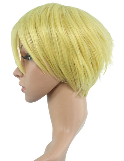 Wigs2you コスプレウィッグ ブルーロック 潔世一 糸師凛 機動戦士ガンダムSEED キラ・ヤマト風 茶髪 日本製高級ファイバー使用 C-056 フルウィッグ 耐熱 コスプレ ハロウィン 男装 メンズ 簡単 小顔 最高級 ナチュラル かつら Wig コスプレウィッグ