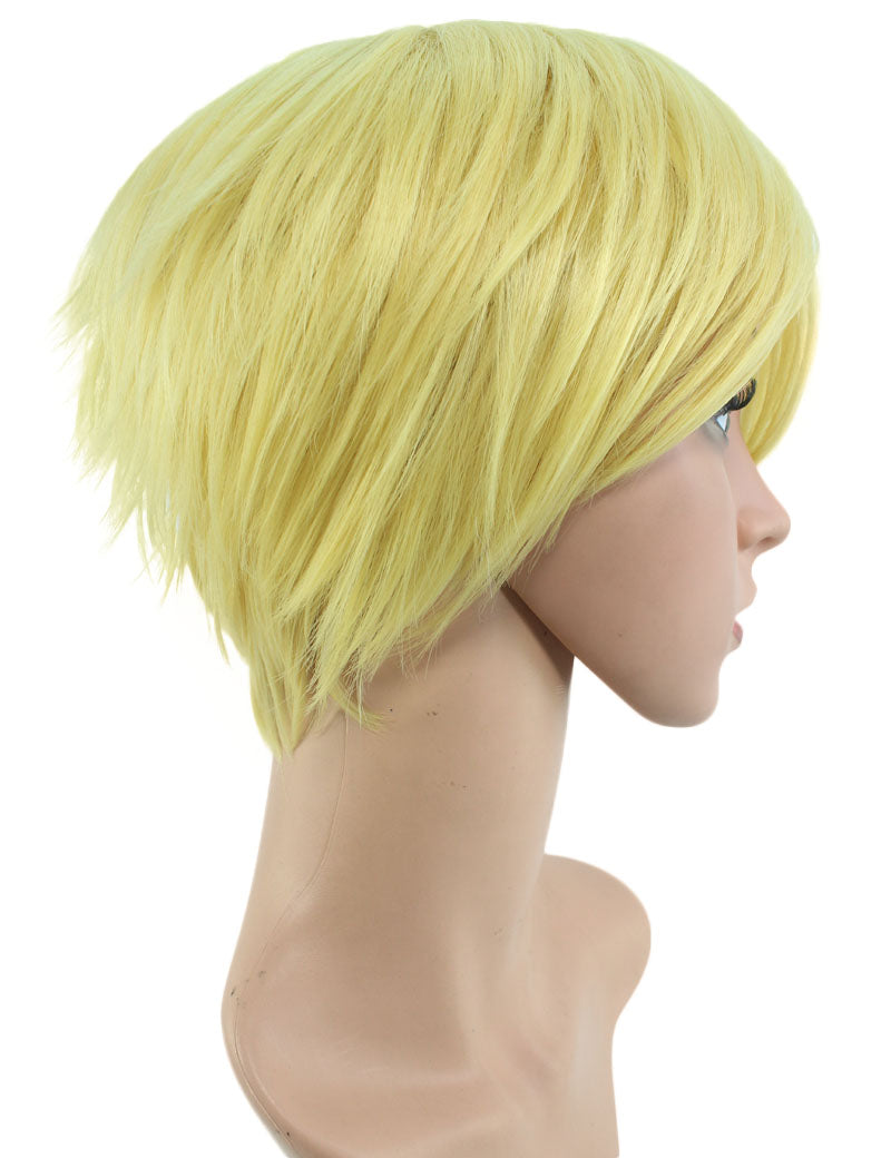 Wigs2you コスプレウィッグ ブルーロック 潔世一 糸師凛 機動戦士ガンダムSEED キラ・ヤマト風 茶髪 日本製高級ファイバー使用 C-056 フルウィッグ 耐熱 コスプレ ハロウィン 男装 メンズ 簡単 小顔 最高級 ナチュラル かつら Wig コスプレウィッグ