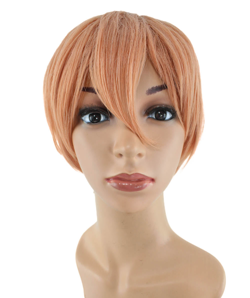 Wigs2you コスプレウィッグ ブルーロック 潔世一 糸師凛 機動戦士ガンダムSEED キラ・ヤマト風 茶髪 日本製高級ファイバー使用 C-056 フルウィッグ 耐熱 コスプレ ハロウィン 男装 メンズ 簡単 小顔 最高級 ナチュラル かつら Wig コスプレウィッグ
