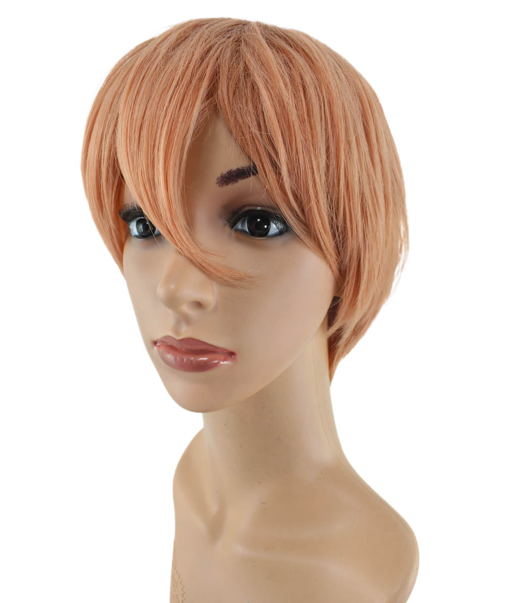 Wigs2you コスプレウィッグ ブルーロック 潔世一 糸師凛 機動戦士ガンダムSEED キラ・ヤマト風 茶髪 日本製高級ファイバー使用 C-056 フルウィッグ 耐熱 コスプレ ハロウィン 男装 メンズ 簡単 小顔 最高級 ナチュラル かつら Wig コスプレウィッグ