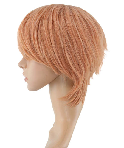 Wigs2you コスプレウィッグ ブルーロック 潔世一 糸師凛 機動戦士ガンダムSEED キラ・ヤマト風 茶髪 日本製高級ファイバー使用 C-056 フルウィッグ 耐熱 コスプレ ハロウィン 男装 メンズ 簡単 小顔 最高級 ナチュラル かつら Wig コスプレウィッグ