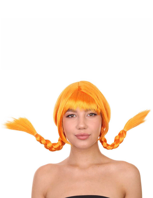 Wigs2you ハロウィンパーティープレミアムレディース H-1633 着用が簡単 とても快適 ピッピ ゴールデンブラウン
