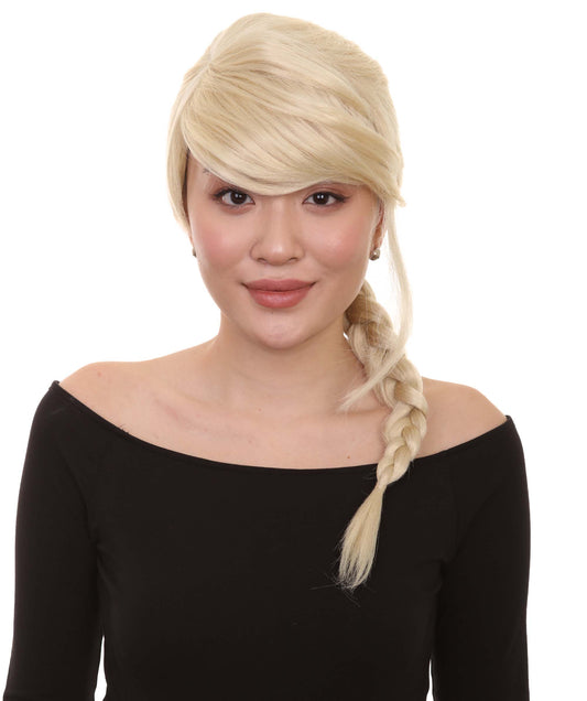 Wigs2you ハロウィン パーティー プレミアム レディース H-1178 快適なフィット感のブロンド編み込みウィッグ