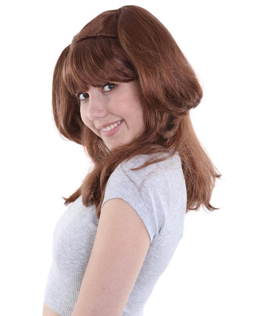 Wigs2you ハロウィンパーティープレミアム レディース H-808 バナナエンジェルウィッグ オーバーンブラウン色