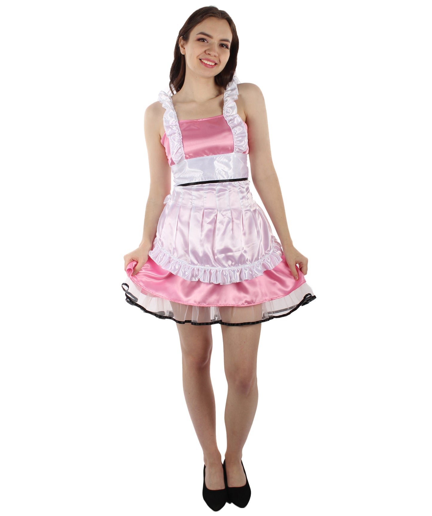 大人用女性 JCO-329_11 セクシーなフレンチメイド制服 ライトピンク コスプレ コスチューム