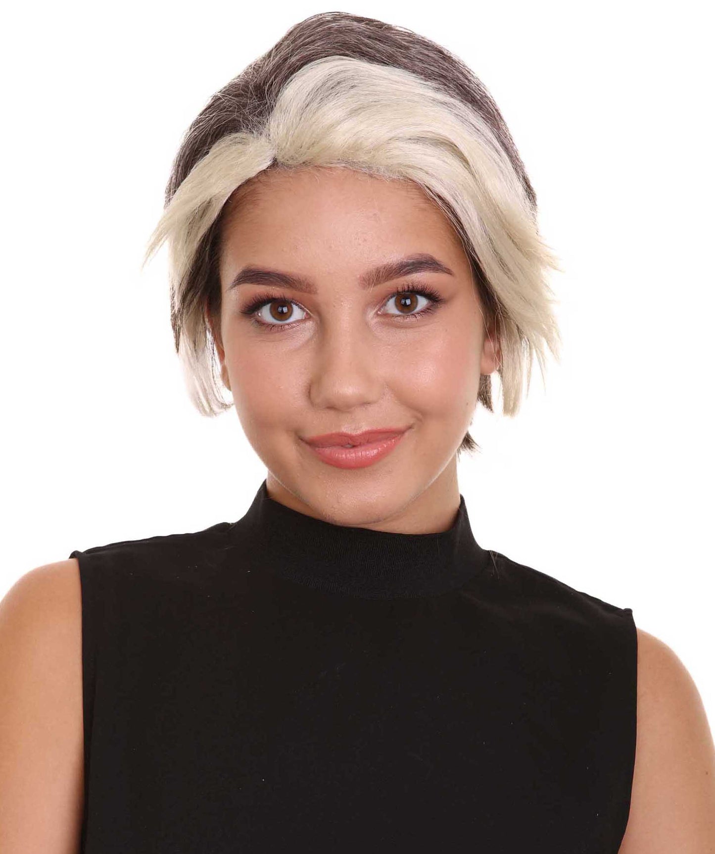 ハロウィンパーティ プレミアムレディース H-5230 ショート ダーティブロンド ストレートウィッグ