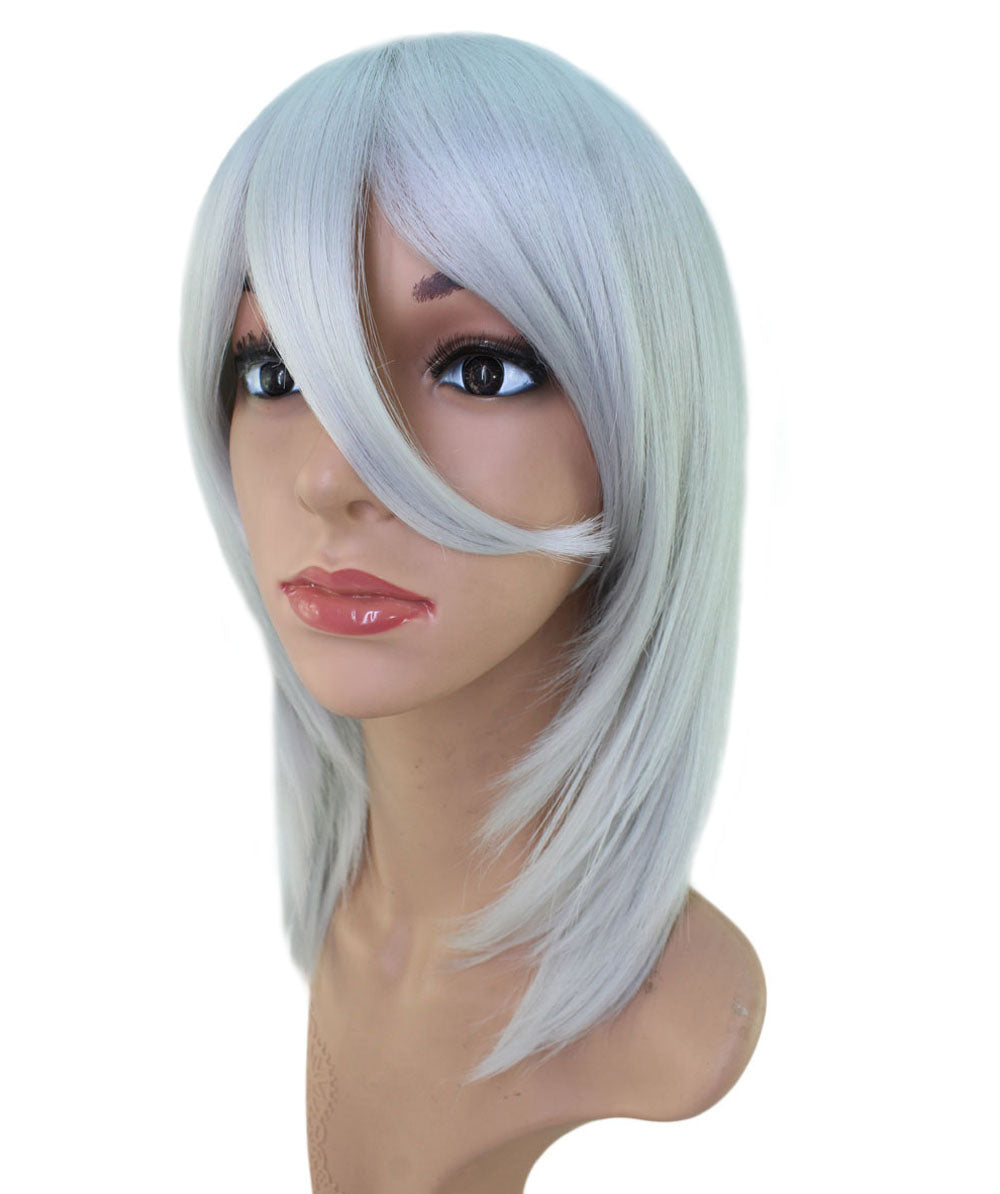 レディースファッション C-057 ミディアム C-ライトバイオレット コスプレヒートスタイラブルウィッグ