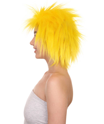 Wigs2you ハロウィンパーティープレミアムレディース H-1685 着け心地が良い とても快適 ファンキーパンク イエローウィッグ