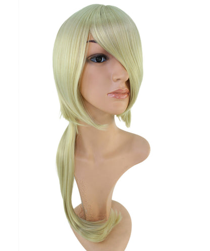 レディースファッション C-046 ロングストレート C-ブラック コスプレ ヒートスタイルウィッグ