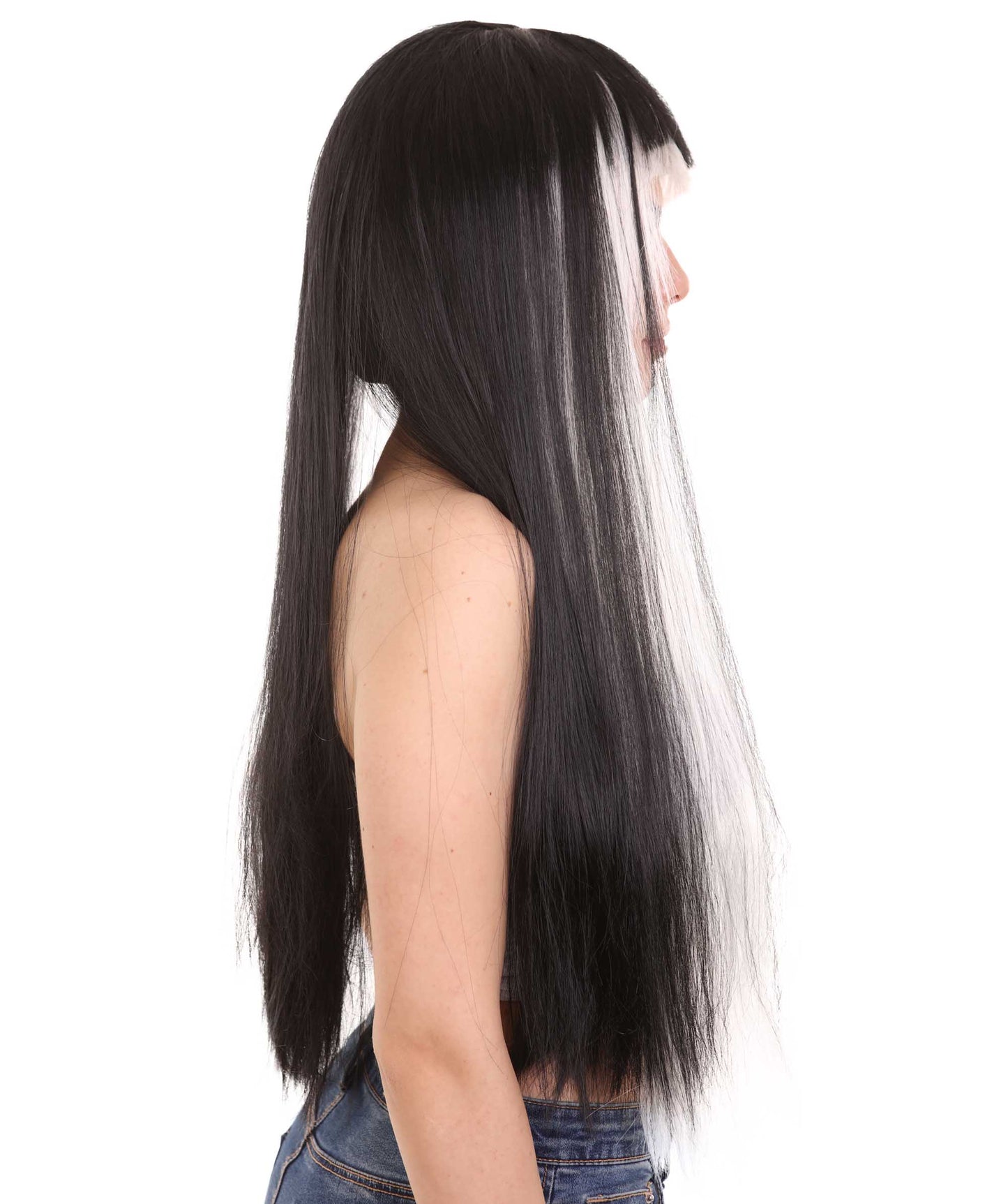 ハロウィンパーティープレミアムレディース H-3408 トゥートーンゴシックヴァンパイアウィッグコレクション