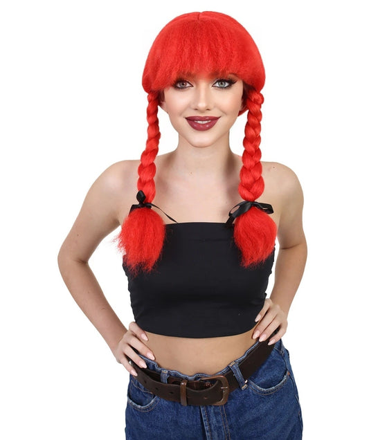 Wigs2you ハロウィンとパーティープレミアムレディース H-501 レッド ファームガールウィッグ