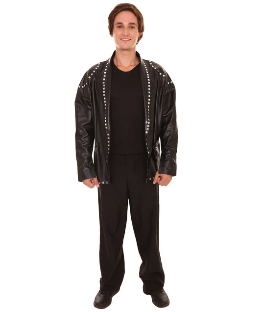 男性 JCP-204 のモダンPUレザージャケットコスチューム ブラック コスプレコスチューム
