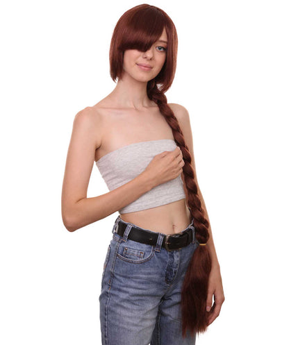 ハロウィンパーティープレミアムレディ H-5441 エクストラロングレングス 女性タンクウィッグ ブラウン