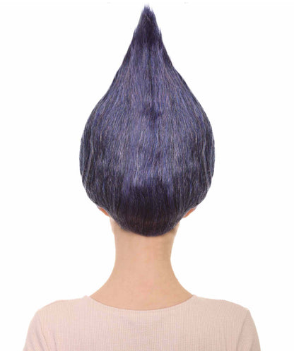 ブルークリスマスツリーレディースウィッグ H-3527 メリータグウィッグ プレミアム通気性のあるキャップレスキャップ