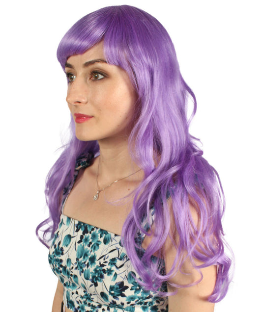 Wigs2you ハロウィン パーティー プレミアム H-821 バットマン 女性ジョーカー ウィッグ ライラック色