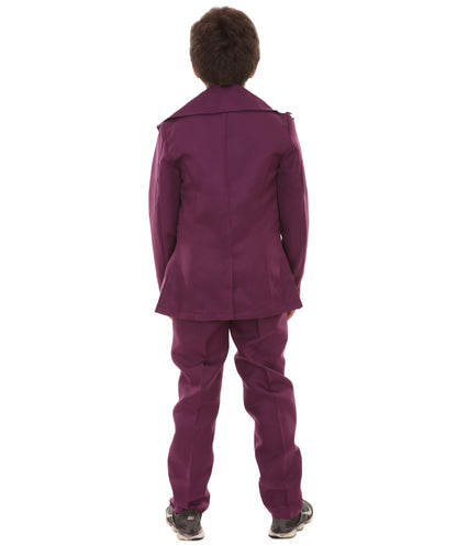 シンガー ボウイ JCP-028_8(Kids) コスプレコスチューム（子供用） ライトパープル