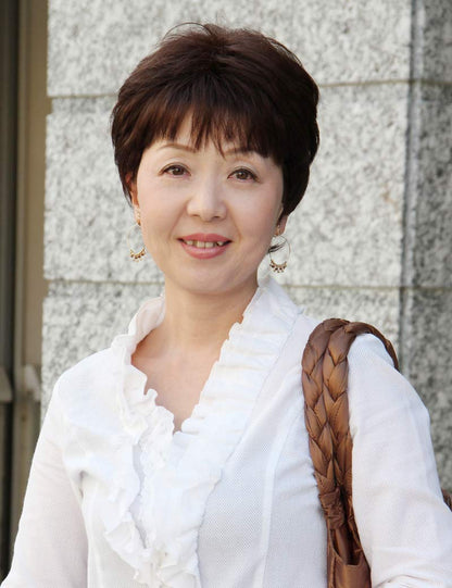人毛+耐熱ファイバーのミックスいつもと違う雰囲気に変身してみては？ウィッグネット付きHHB-030 