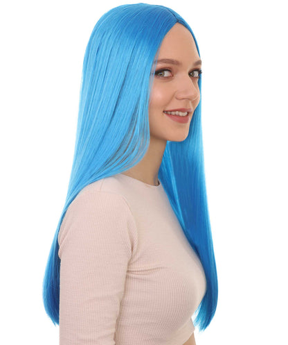 Wigs2you ハロウィンパーティープレミアム H-857 悪の花嫁 II 女性ウィッグ ロイヤルブルー色