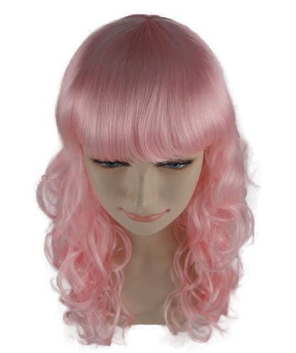 Wigs2you ハロウィン パーティー プレミアム H-825 バットマン 女性ジョーカー ウィッグ ソフトピンク色