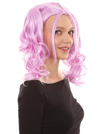 Wigs2you ハロウィンパーティー プレミアム レディース H-748 ドリー ピグテール ウィッグ パープル色