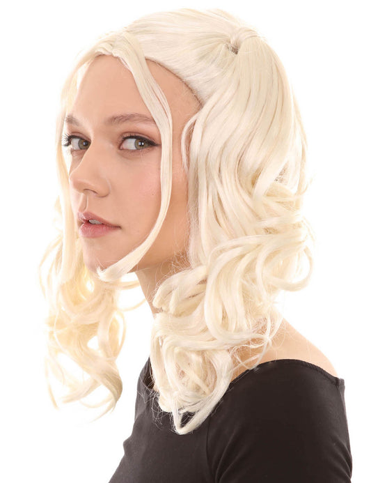 Wigs2you ハロウィン パーティー プレミアム レディース H-672 ブロンド ドリー ピグテール ウィッグ