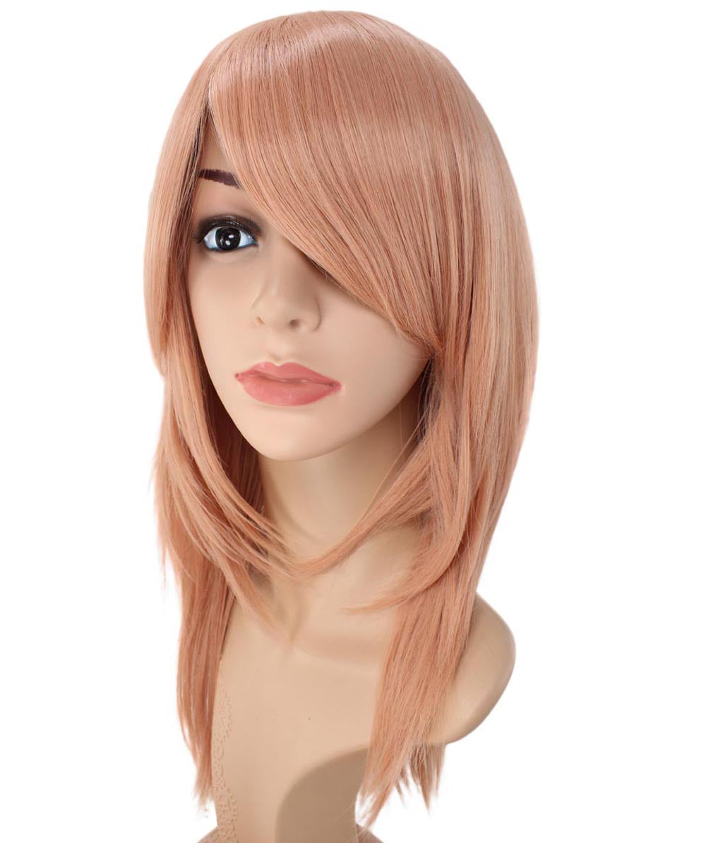 レディースファッション C-071 ロングストレート C-ワインレッド コスプレヒートスタイラブルウィッグ