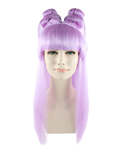 Wigs2you ハロウィン パーティー プレミアム レディース H-1208 快適なフィット感 Lt パープル アジアン プリンセス ウィッグ