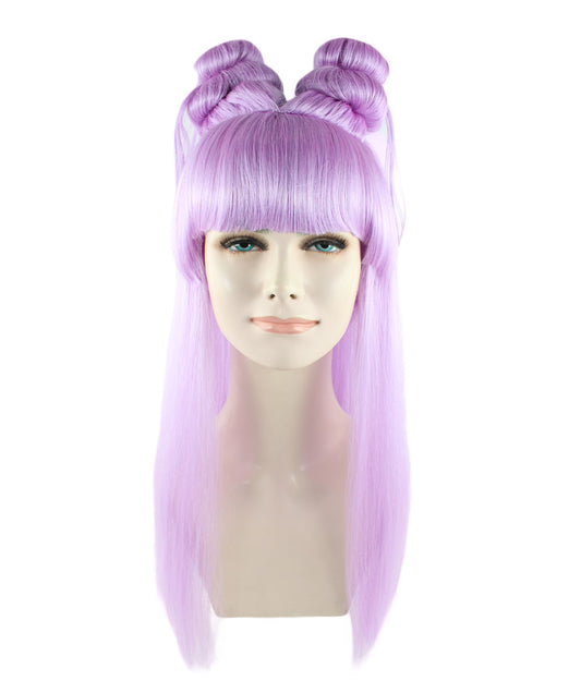 Wigs2you ハロウィン パーティー プレミアム レディース H-1208 快適なフィット感 Lt パープル アジアン プリンセス ウィッグ