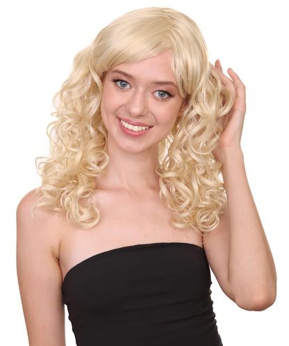Wigs2you ハロウィンパーティー プレミアム レディース H-1018 着用しやすい ベラウィッグ ブロンドカラー