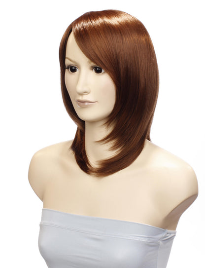 ミディアムウィッグ | イイ女の雰囲気のあるフェミニンMAXの一品 | 美人髪に拘る方におススメ | ウィッグネット付き W-213