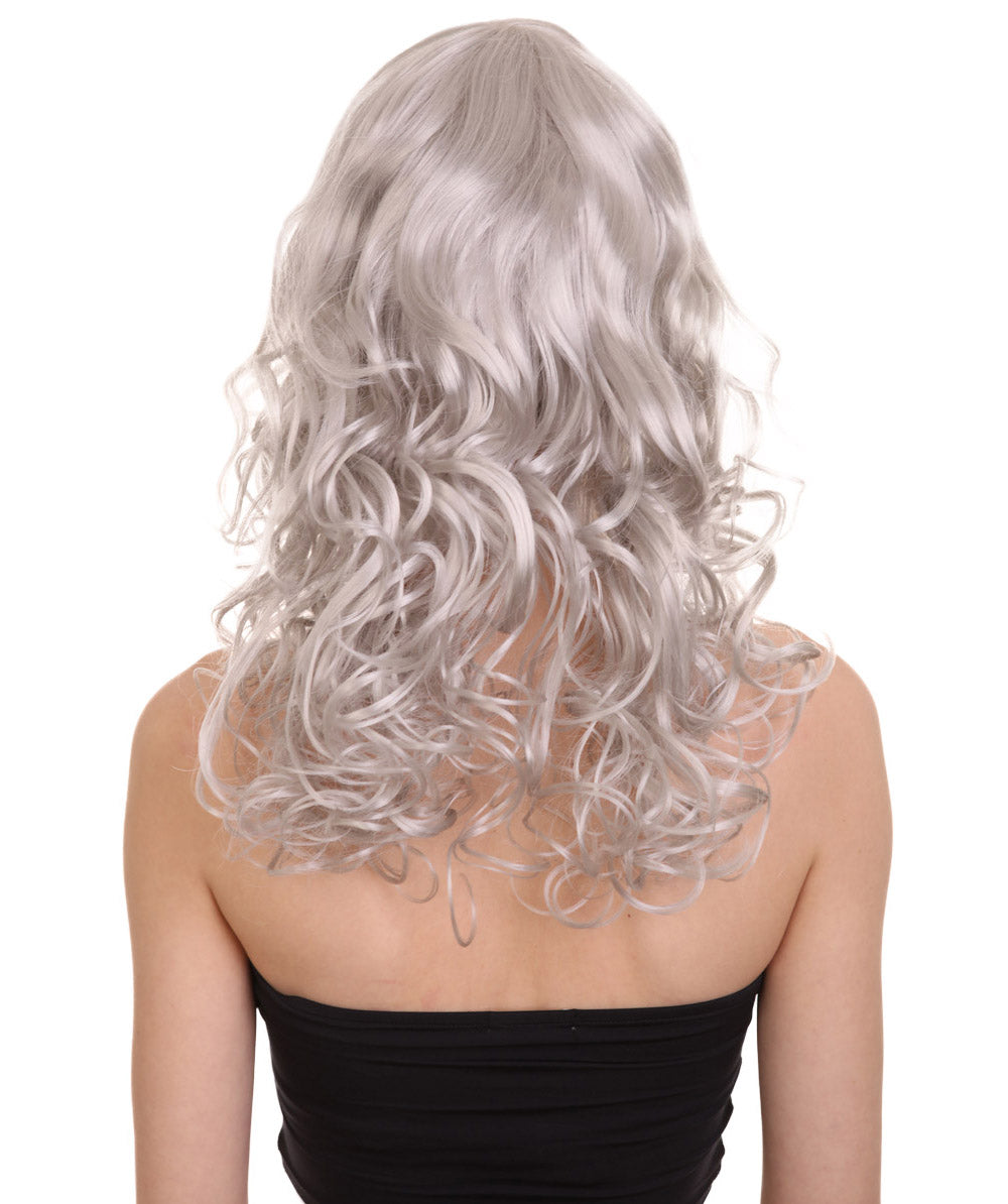 Wigs2you ハロウィンパーティー プレミアム レディース H-1015 着用しやすい ベラウィッグ グレー色