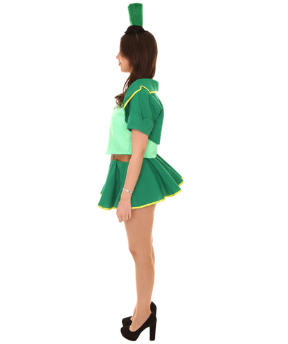 女性 JCP-122 のセクシーレプラコーンコスチューム グリーン コスプレコスチューム