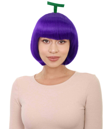 ハロウィンパーティープレミアム大人の女性用 H-2510 グレープウィッグ 現代の淑女のためのエレガントなウィッグへの一歩
