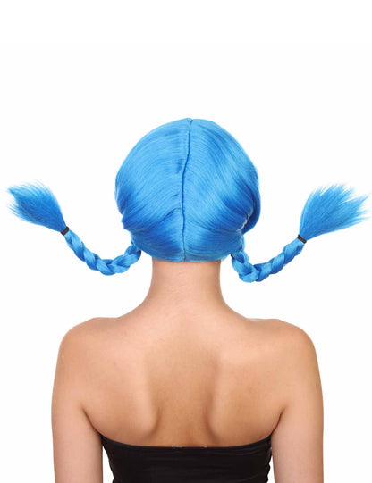Wigs2you ハロウィンパーティープレミアムレディース H-1639 着用が簡単 とても快適 ピッピ ダークブルー