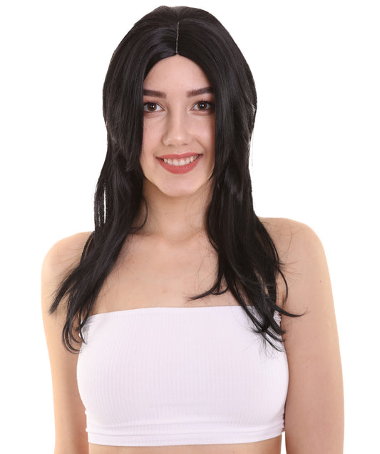Wigs2you ハロウィンパーティープレミアム H-947 3レイヤーのパーティーガールウィッグ ブラックカラー