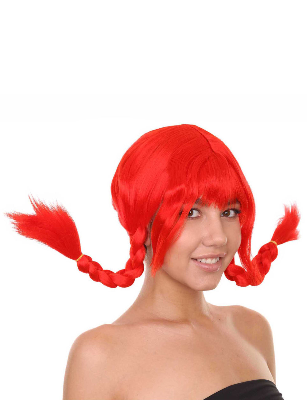 Wigs2you ハロウィンパーティープレミアムレディース H-1630 着用が簡単 とても快適 ピッピ ネオンピンク