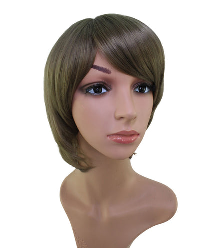 耐熱商品☆毛先のシャギーでスッキリとナチュラルに♪ さらさらロングストレートスタイルです♪ ウィッグネット付き♪ W-565"