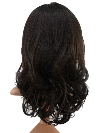 エアリーカールが可愛い！ふわふわヘアで柔らかな女の子に  耐熱です ウィッグネット付き W-537