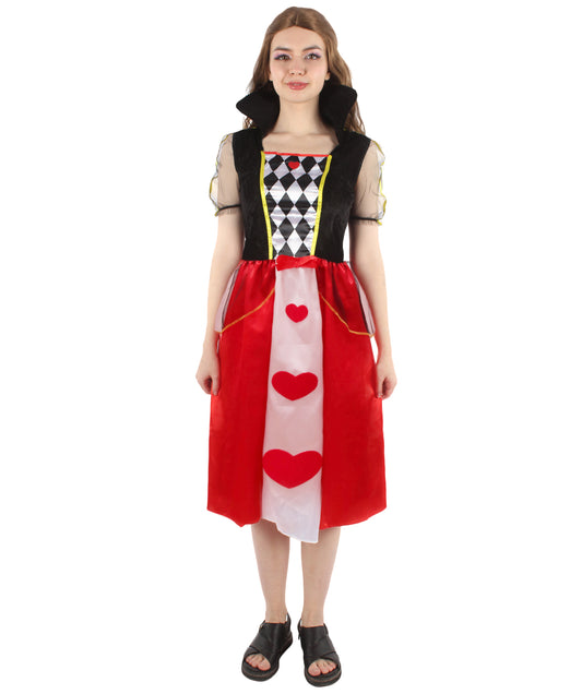 女性 JCP-123 のハートの女王コスチューム マルチカラーコスプレコスチューム