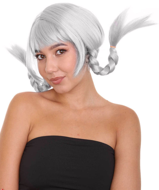 Wigs2you ハロウィン パーティー プレミアム レディース H-1648 簡単装着 とても快適 ピッピ ブロンド