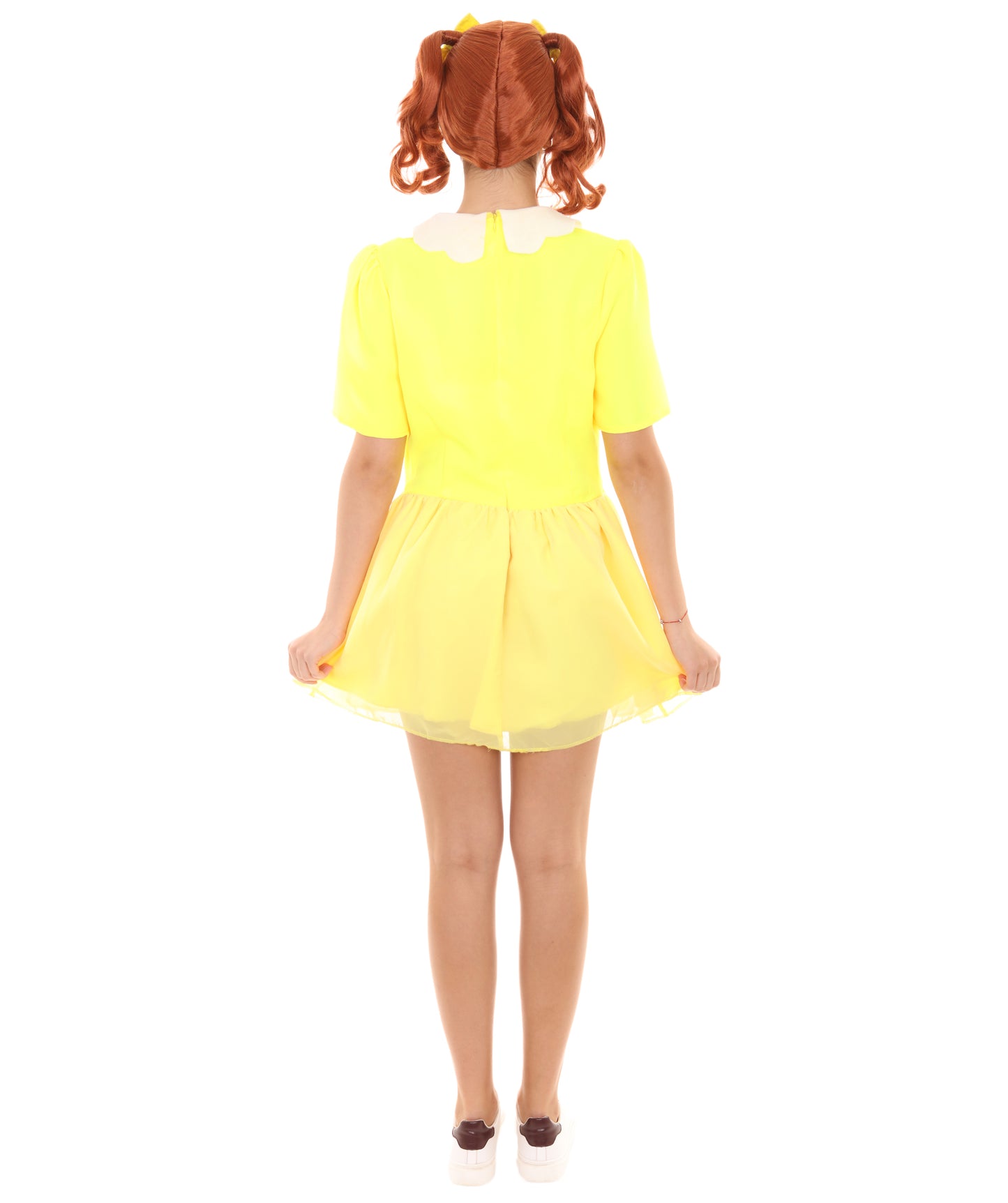 女性用 JCO-303_2 ドールカラー ドレス セレブリティ コスチューム イエロー コスプレ コスチューム