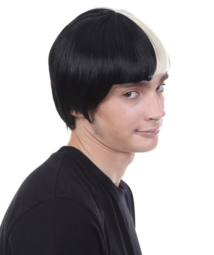 Wigs2you ハロウィン パーティー プレミアム メンズ H-609 SIA ウィッグ 男性 ブラック ブロンド