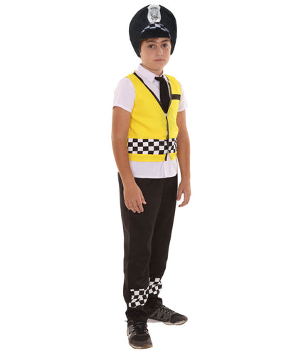 子供用 JCO-122(Kids) 警察官 コスチューム イエロー＆ブラック コスプレ コスチューム