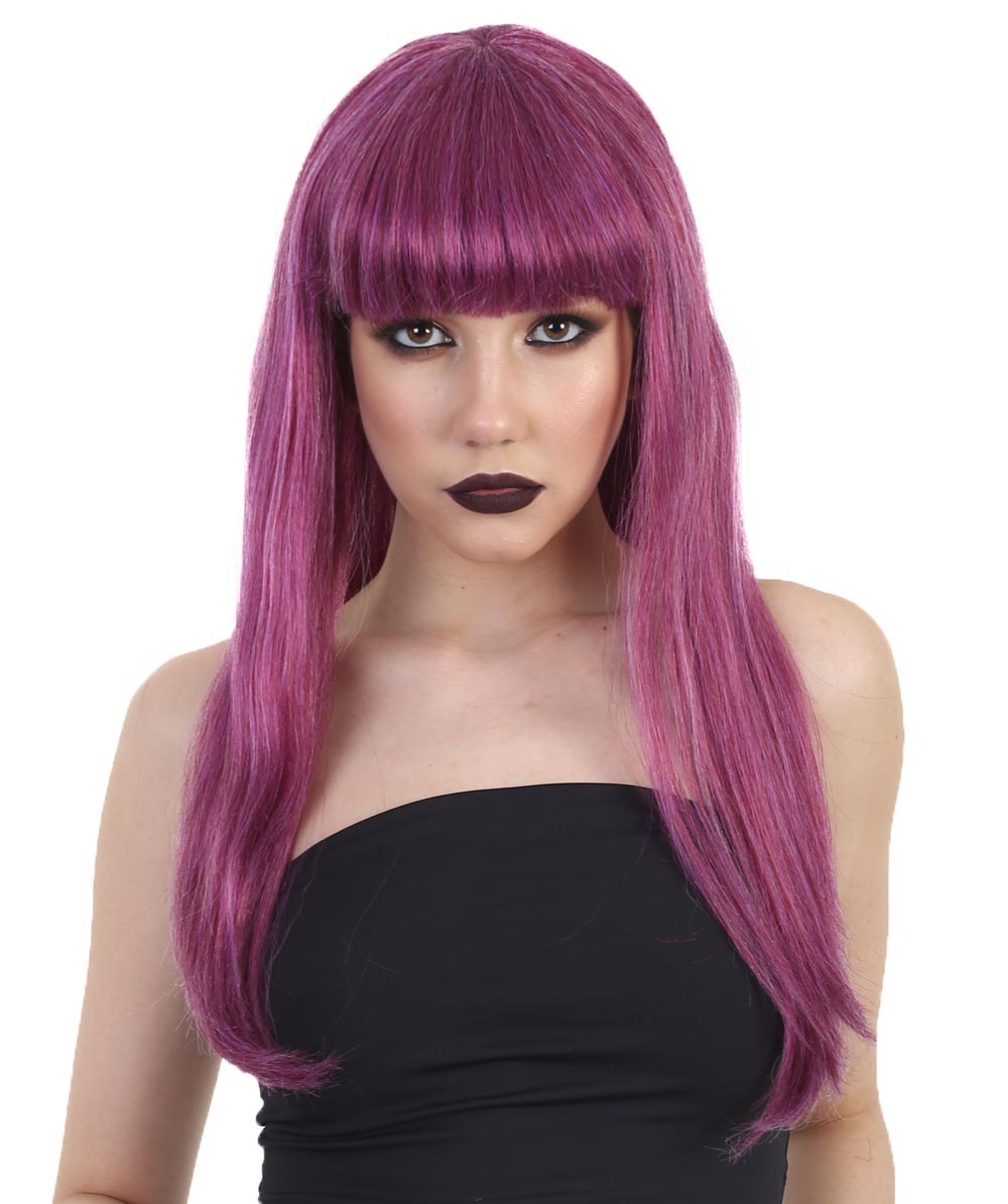 Wigs2you ハロウィンパーティープレミアム H-1857 着け心地が良い とても快適 大人用 女性 コスプレウィッグ ディセンダンツ2 マル