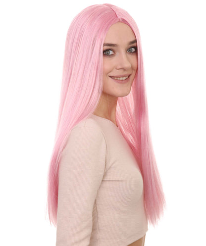 Wigs2you ハロウィンパーティープレミアム H-865 悪の花嫁 II 女性ウィッグ LLT ピンク色