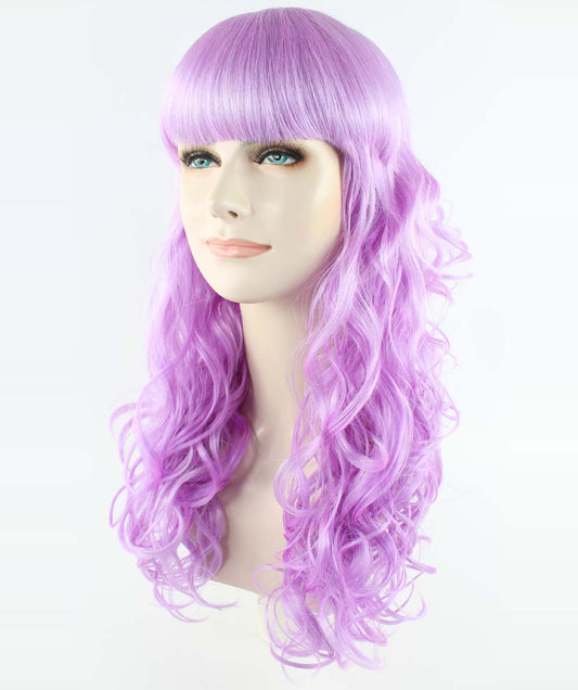 Wigs2you ハロウィン パーティー プレミアム H-823 バットマン 女性ジョーカー ウィッグ パープル色